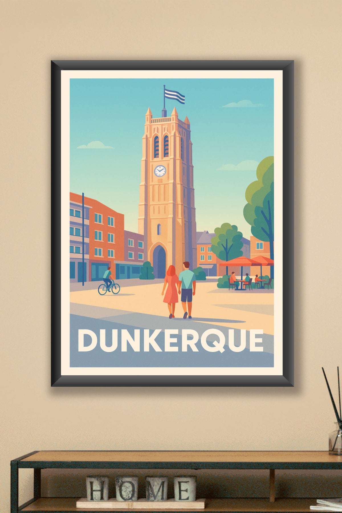 Affiche Dunkerque — L’élégance du Nord en lumière · poster d'art de Dunkerque