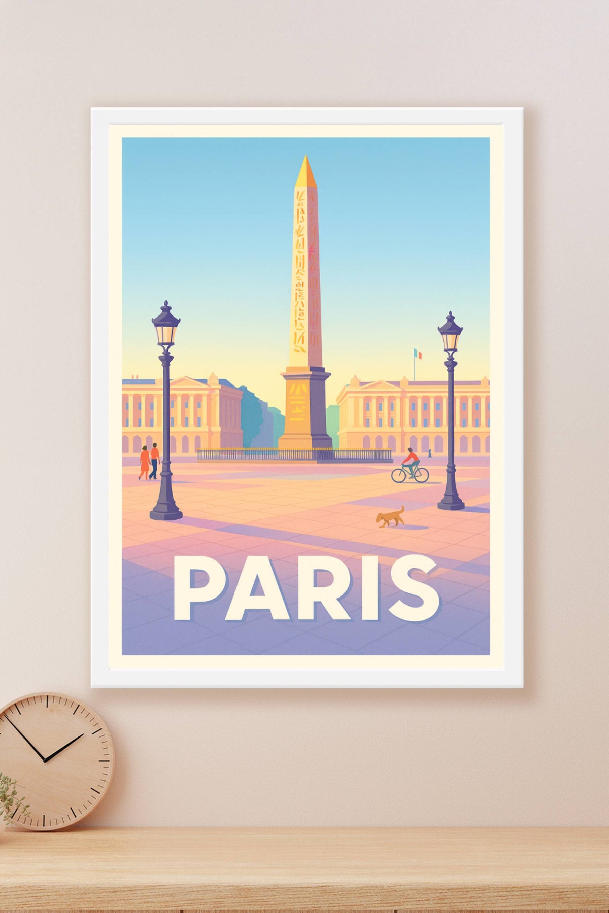 Affiche Paris — L'élégance à la française · poster d'art de Paris