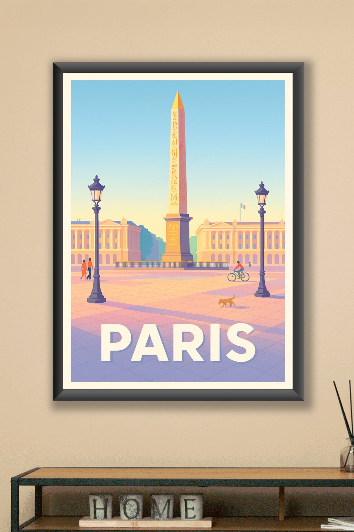 Affiche Paris — L'élégance à la française · poster d'art de Paris