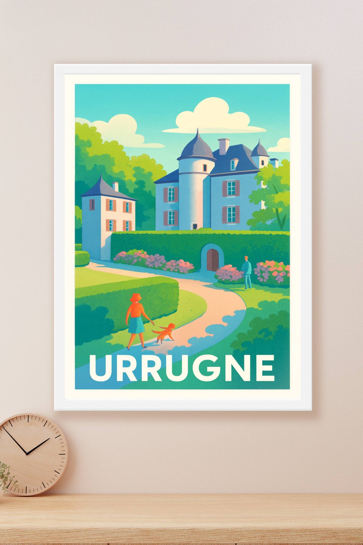 Affiche Urrugne — Charme et sérénité basque · poster d'art de Urrugne