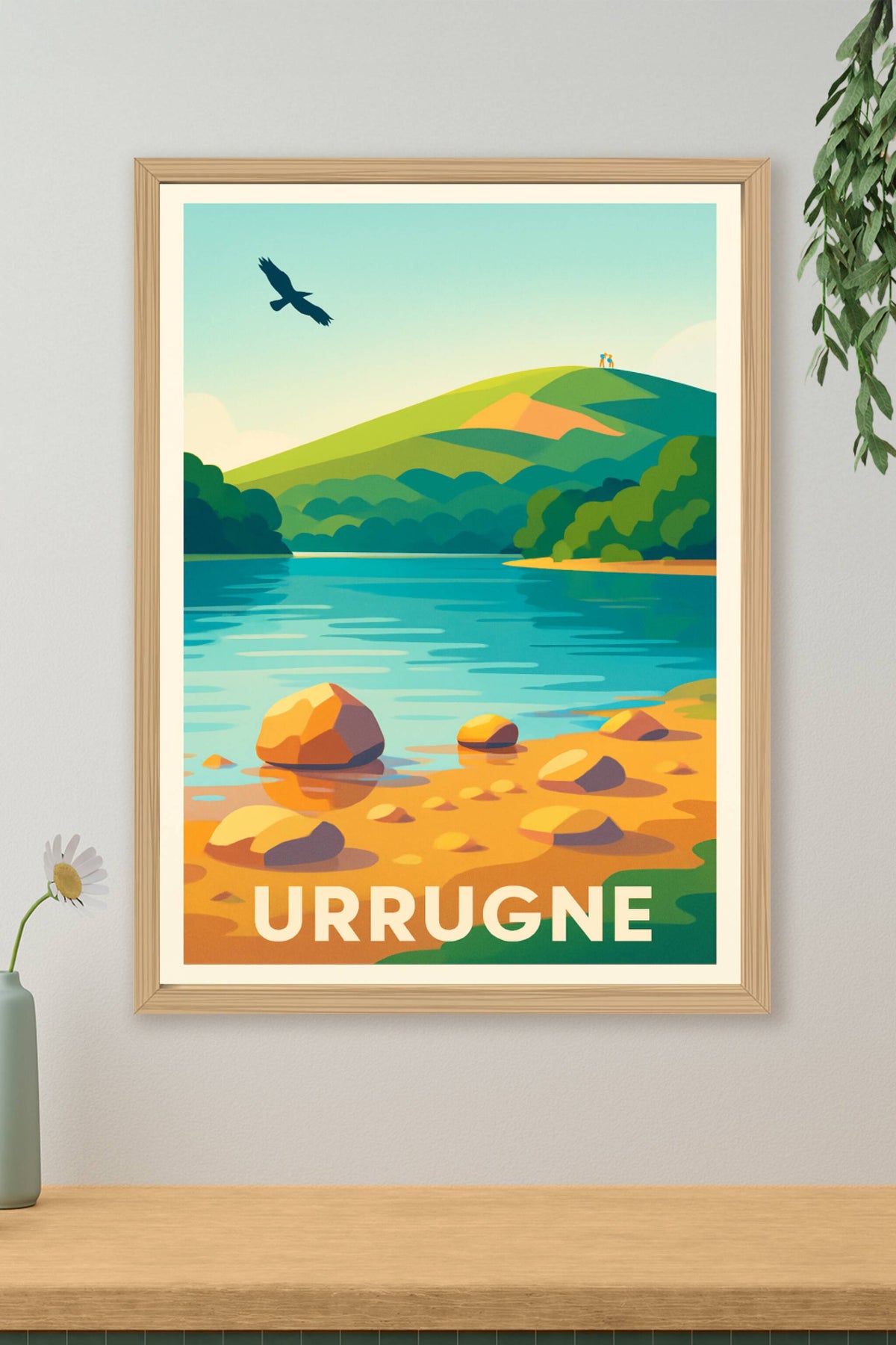 Affiche Urrugne — Évasion et nature préservée · poster d'art de Urrugne