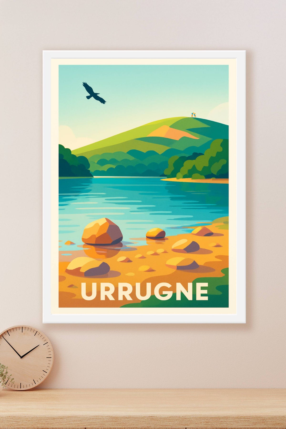 Affiche Urrugne — Évasion et nature préservée · poster d'art de Urrugne