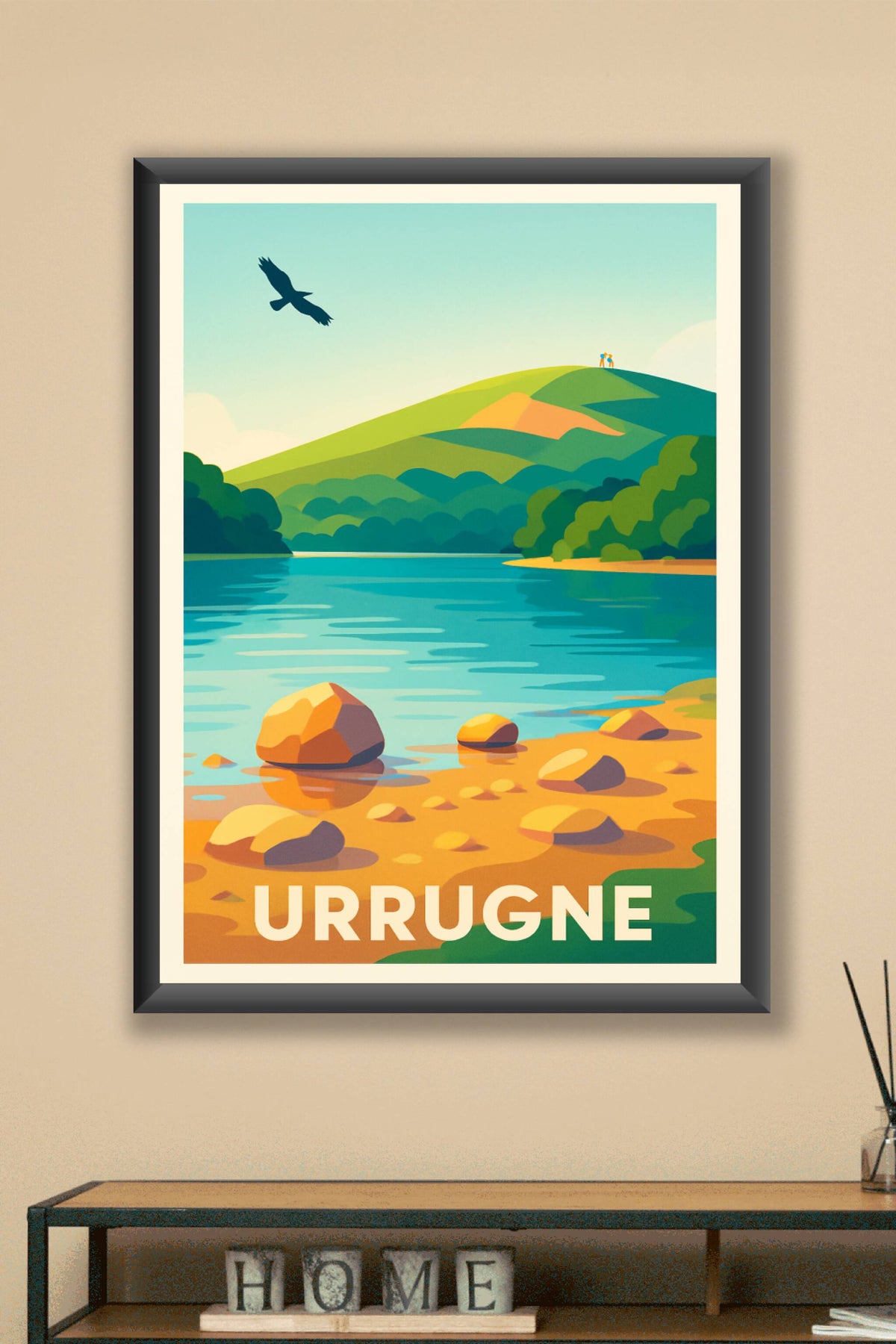 Affiche Urrugne — Évasion et nature préservée · poster d'art de Urrugne