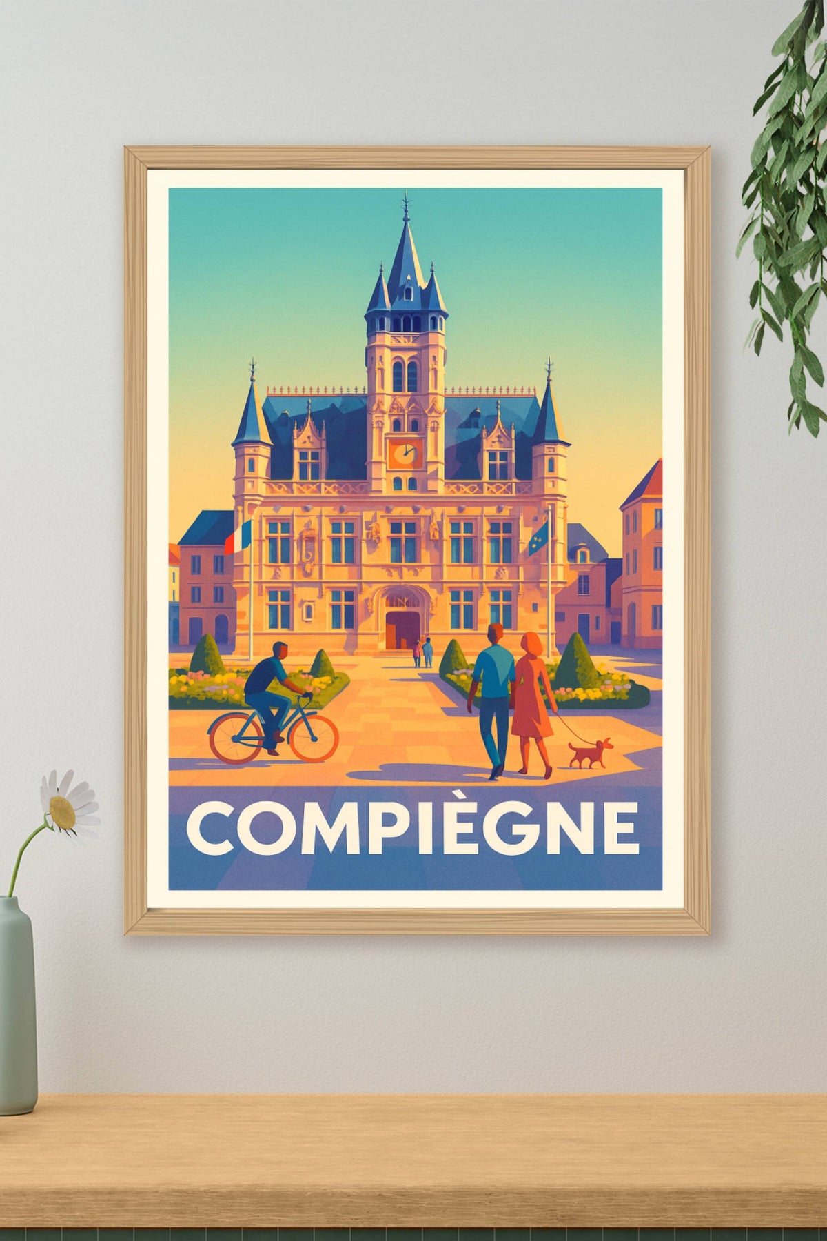 Affiche Bretteville-sur-Laize — Balade enchantée en forêt · poster d'art de Bretteville-sur-Laize