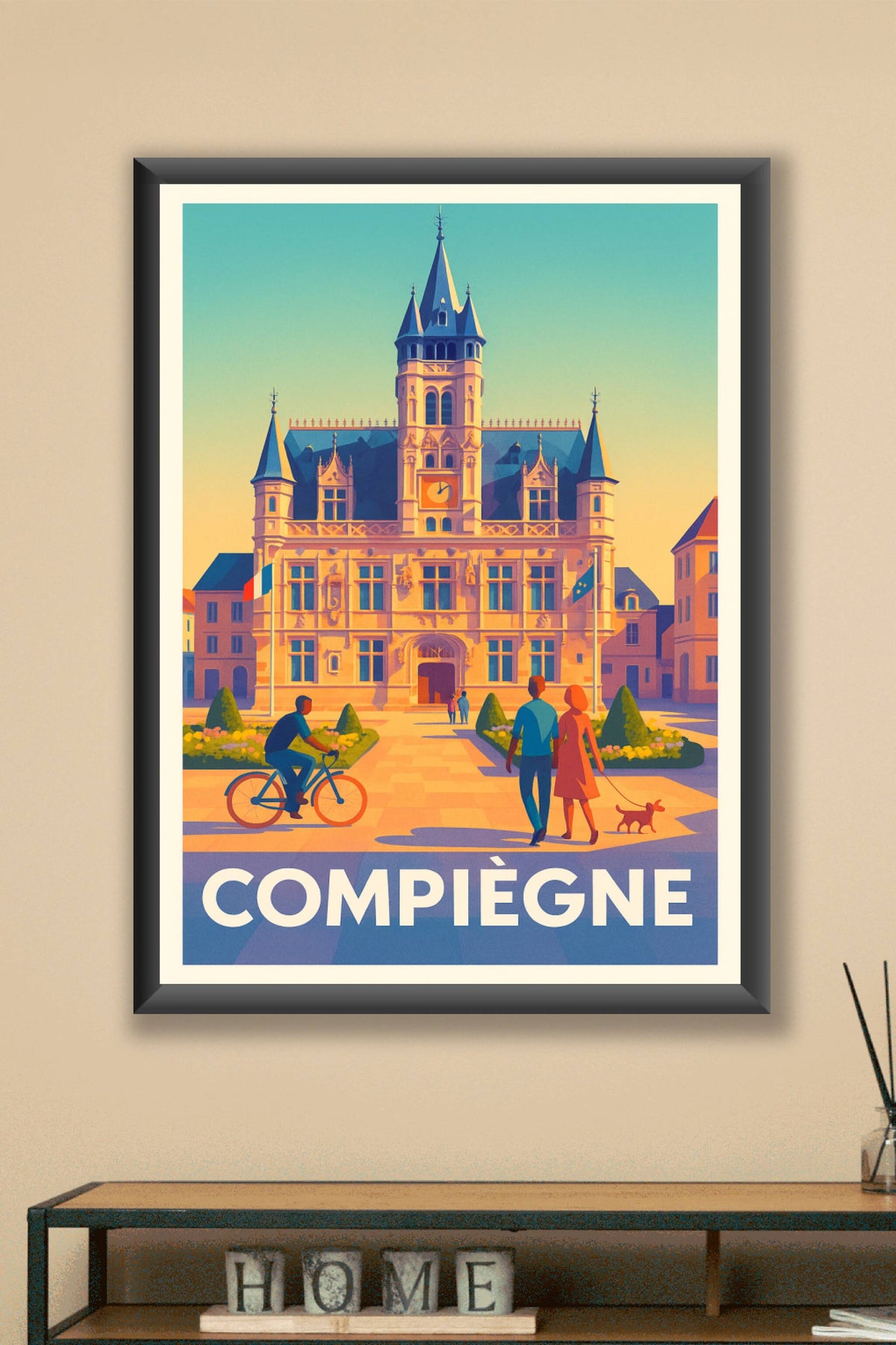 Affiche Bretteville-sur-Laize — Balade enchantée en forêt · poster d'art de Bretteville-sur-Laize