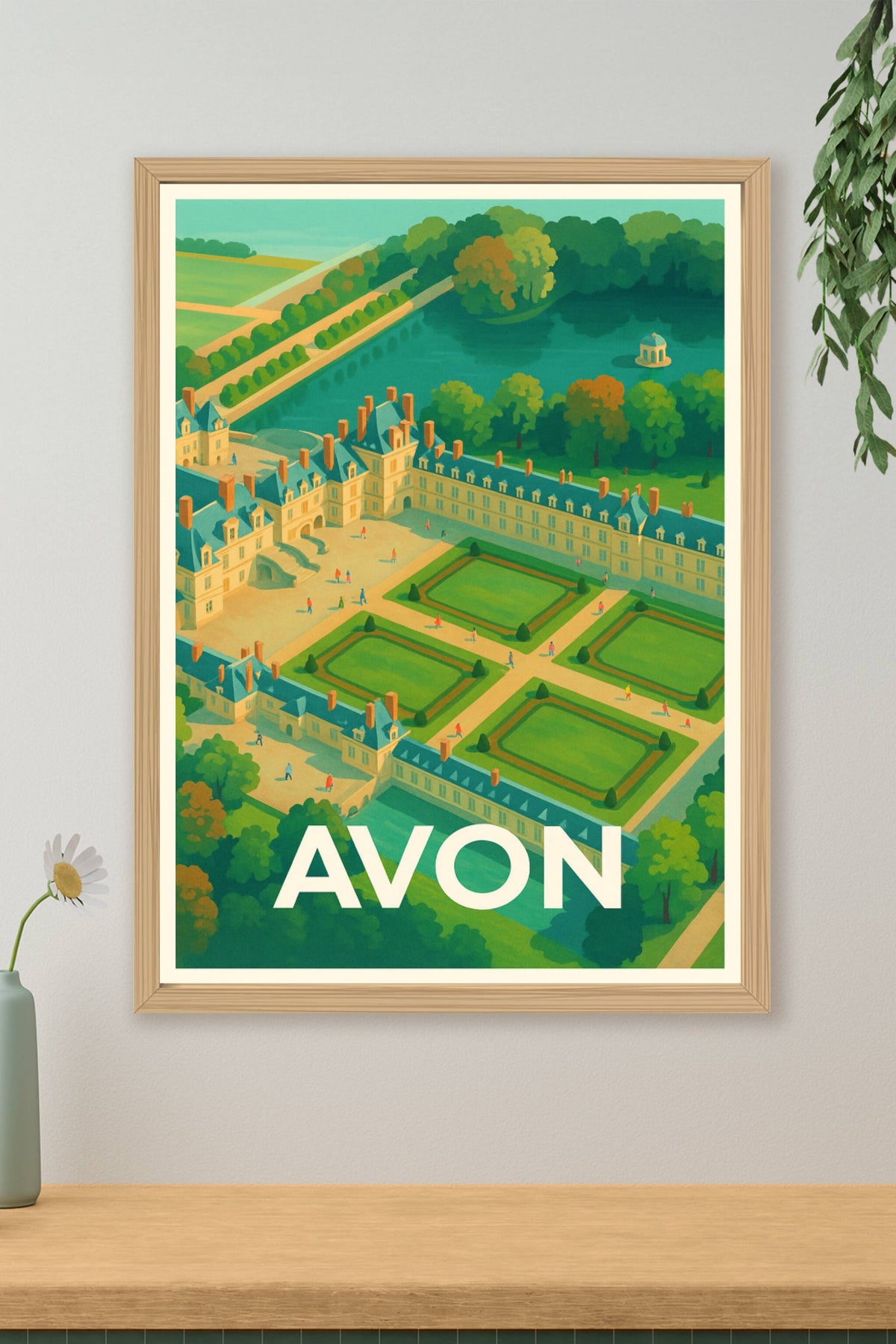 Affiche Avon — Élégance et Sérénité au Château · poster d'art de Avon