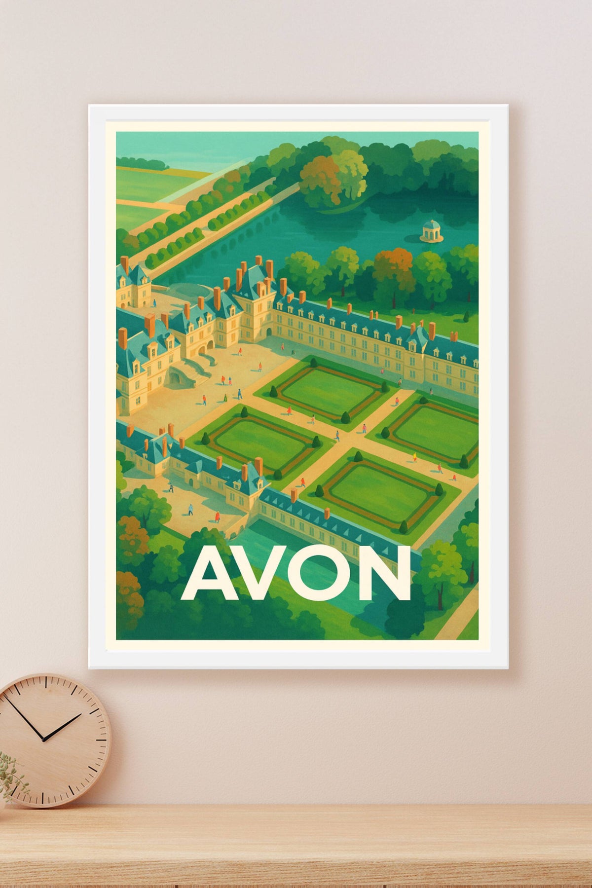 Affiche Avon — Élégance et Sérénité au Château · poster d'art de Avon