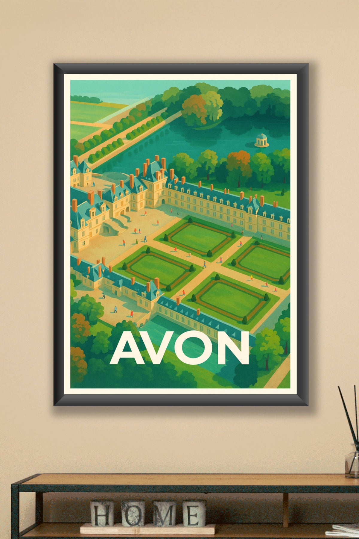 Affiche Avon — Élégance et Sérénité au Château · poster d'art de Avon
