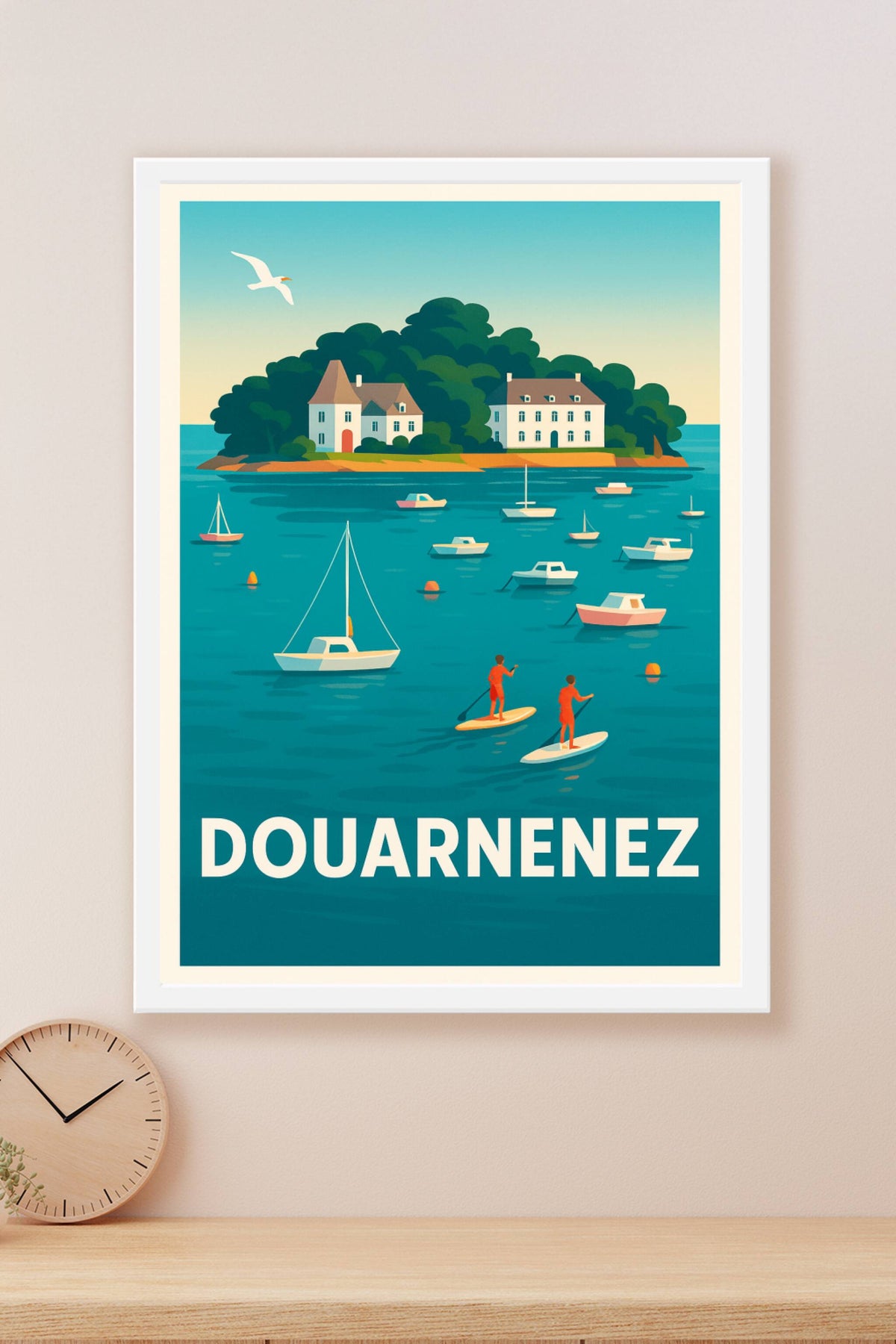 Affiche Douarnenez — L'évasion maritime bretonne · poster d'art de Douarnenez