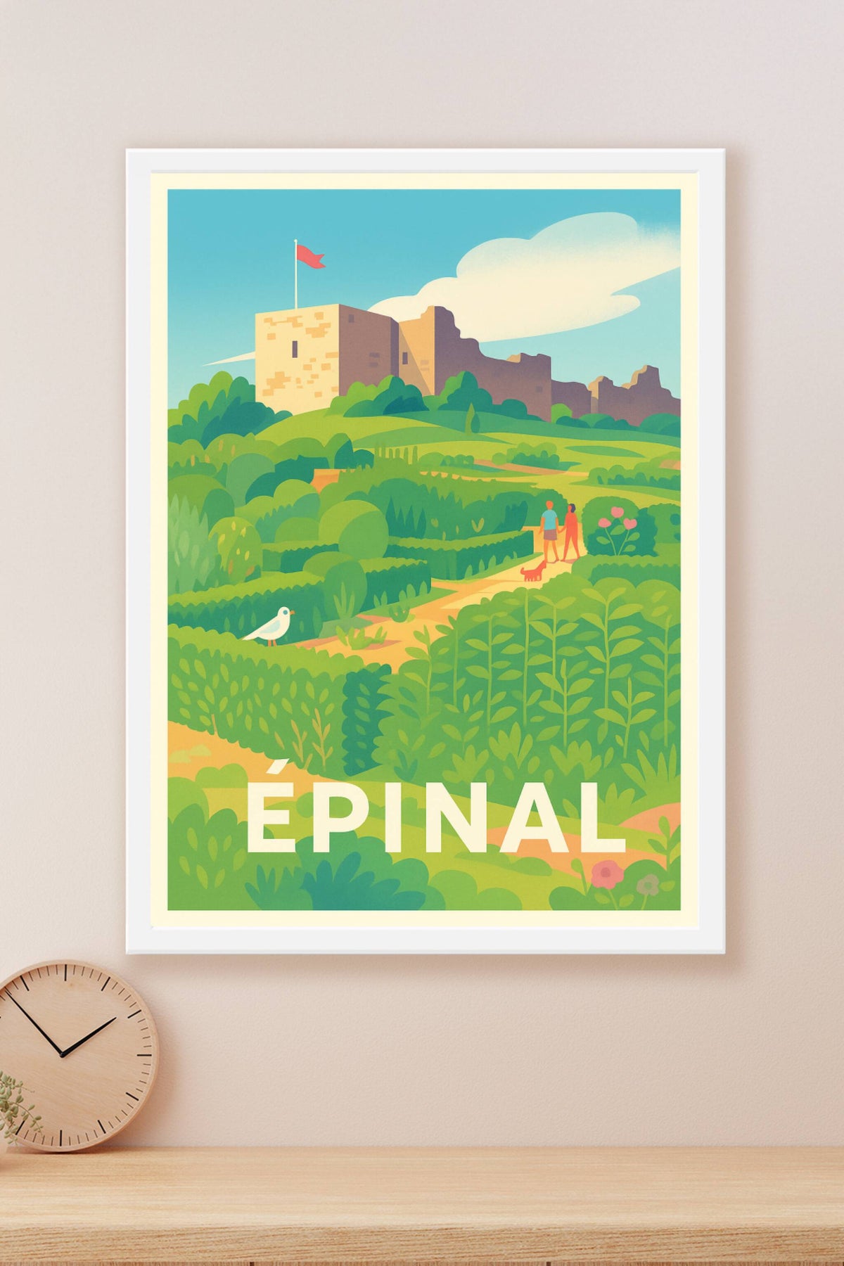 Affiche Épinal — Charme bucolique et patrimoine historique · poster d'art de Épinal