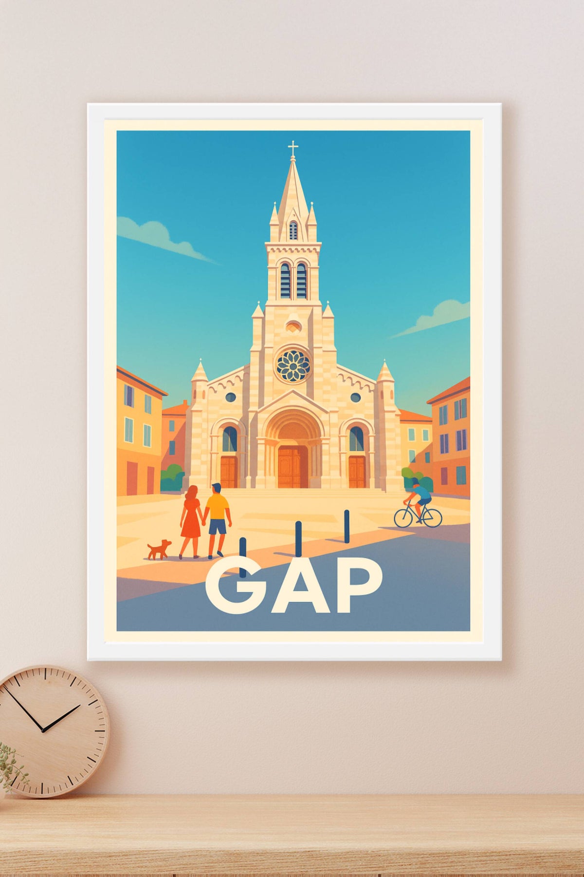Affiche Gap — L'élégance intemporelle au cœur des Alpes · poster d'art de Gap
