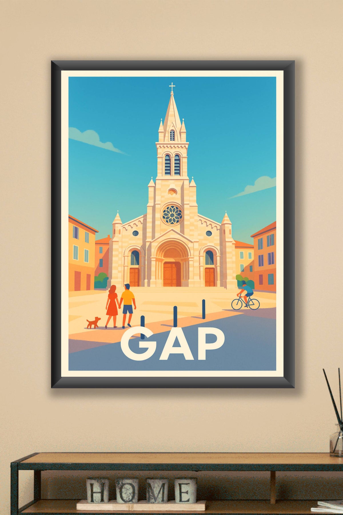 Affiche Gap — L'élégance intemporelle au cœur des Alpes · poster d'art de Gap