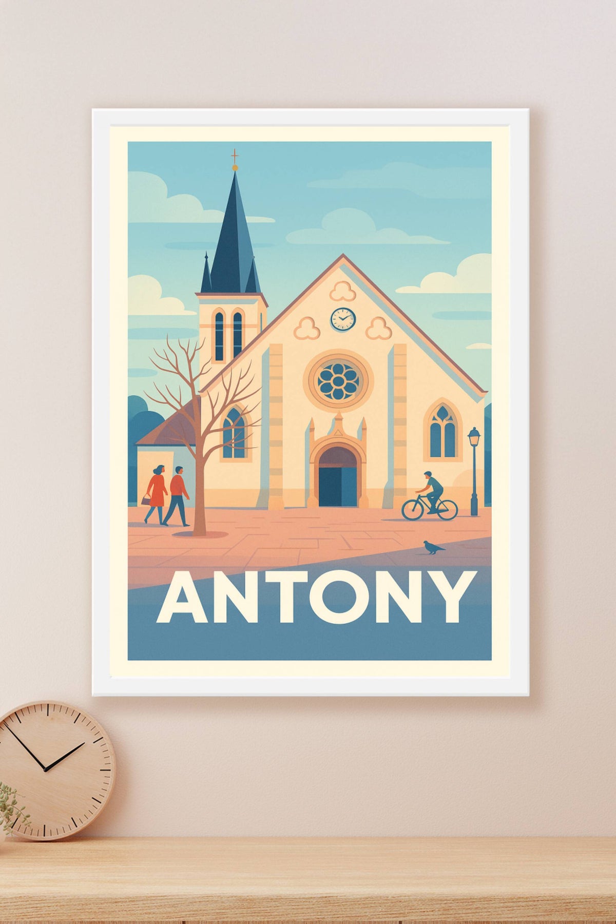 Affiche Antony — Charme et Sérénité à l'Église Centrale · poster d'art de Antony