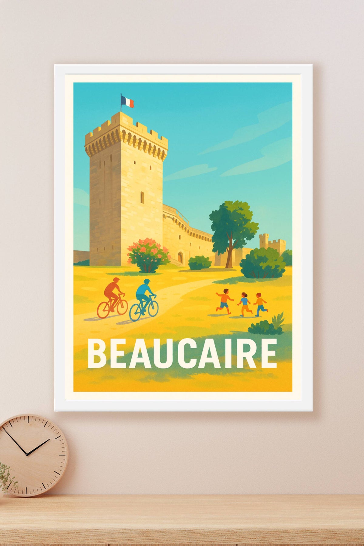 Affiche Beaucaire — Joyeux moments au cœur du patrimoine · poster d'art de Beaucaire