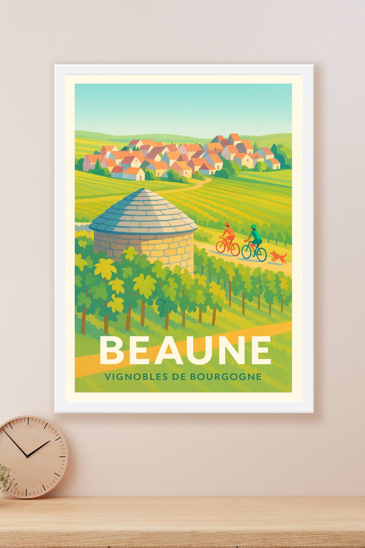 Affiche Beaune — Charme et vignobles de Bourgogne · poster d'art de Beaune