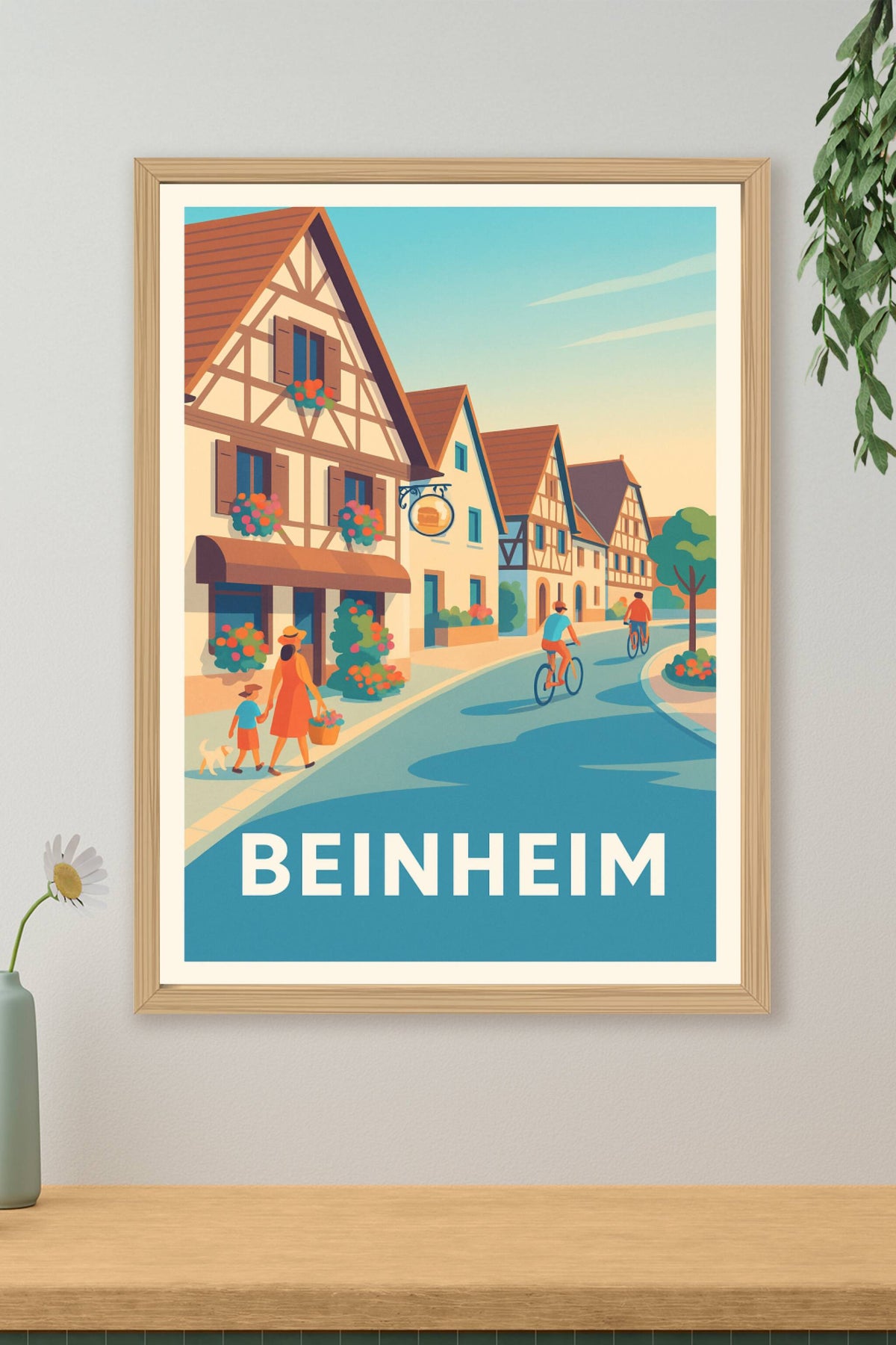 Affiche Beinheim — Village pittoresque au charme alsacien · poster d'art de Beinheim