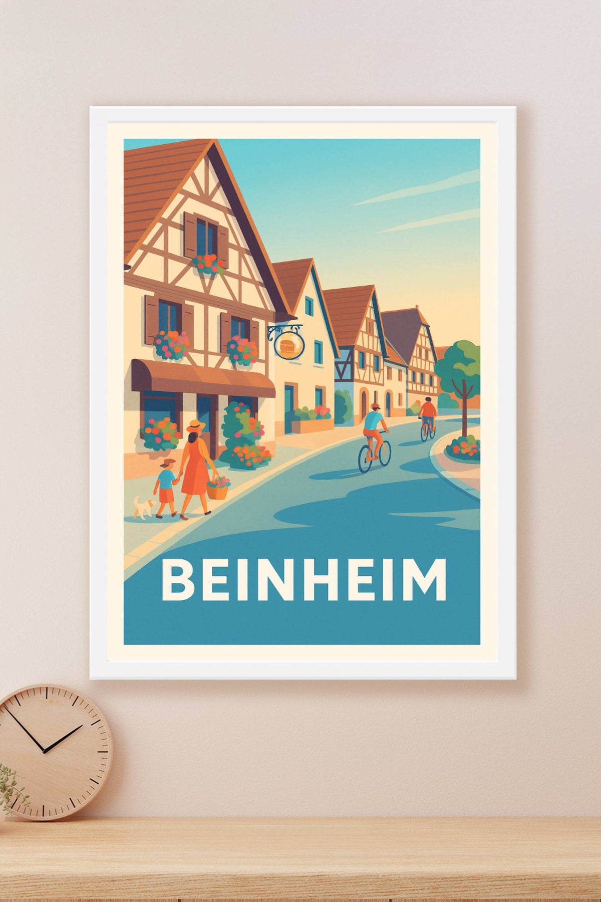 Affiche Beinheim — Village pittoresque au charme alsacien · poster d'art de Beinheim