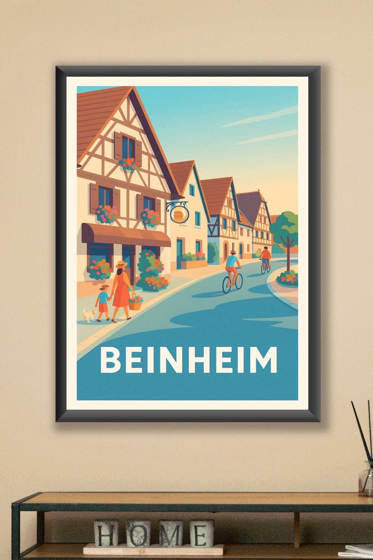 Affiche Beinheim — Village pittoresque au charme alsacien · poster d'art de Beinheim
