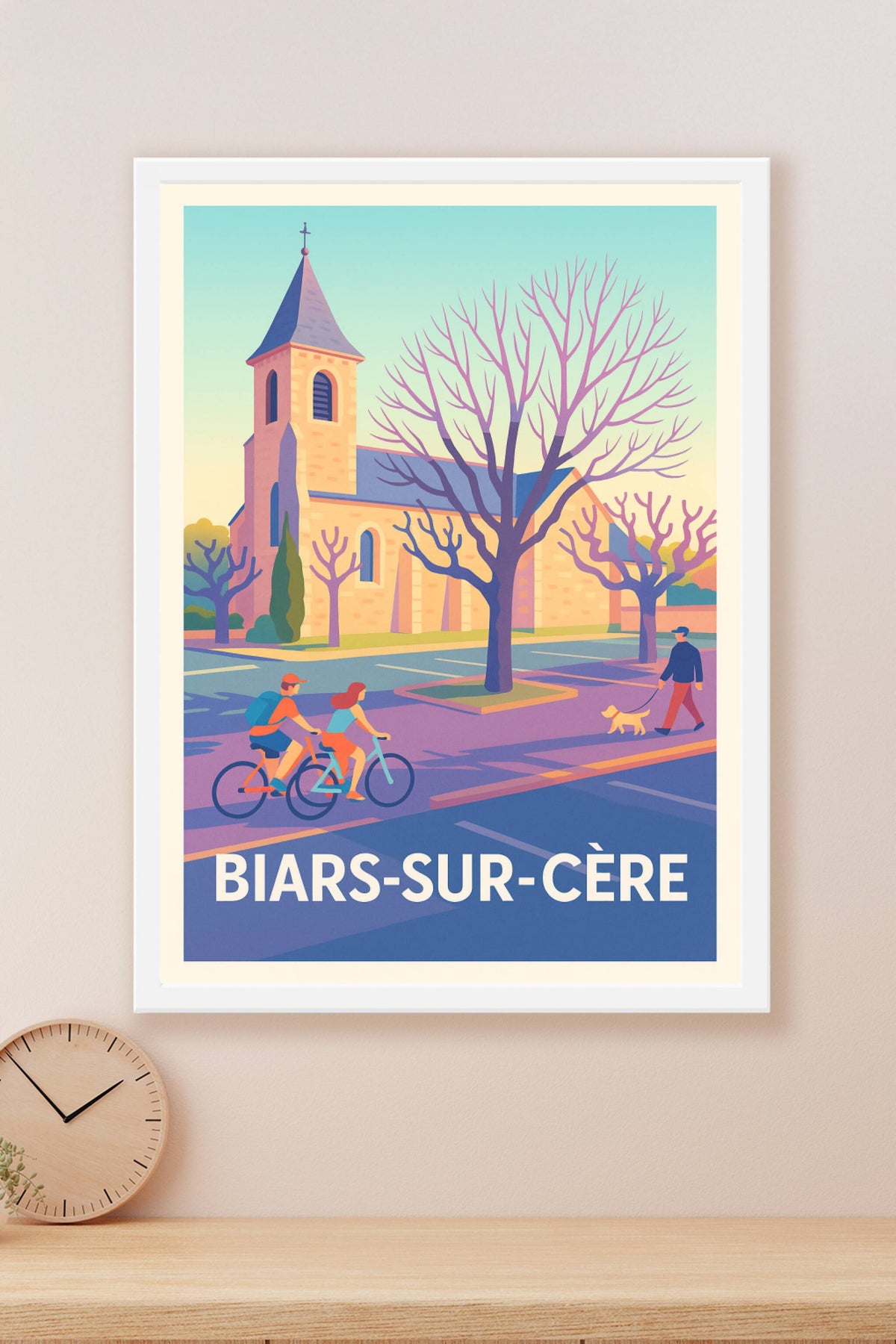 Affiche Biars-sur-Cère — Charme paisible et balade bucolique · poster d'art de Biars-sur-Cère