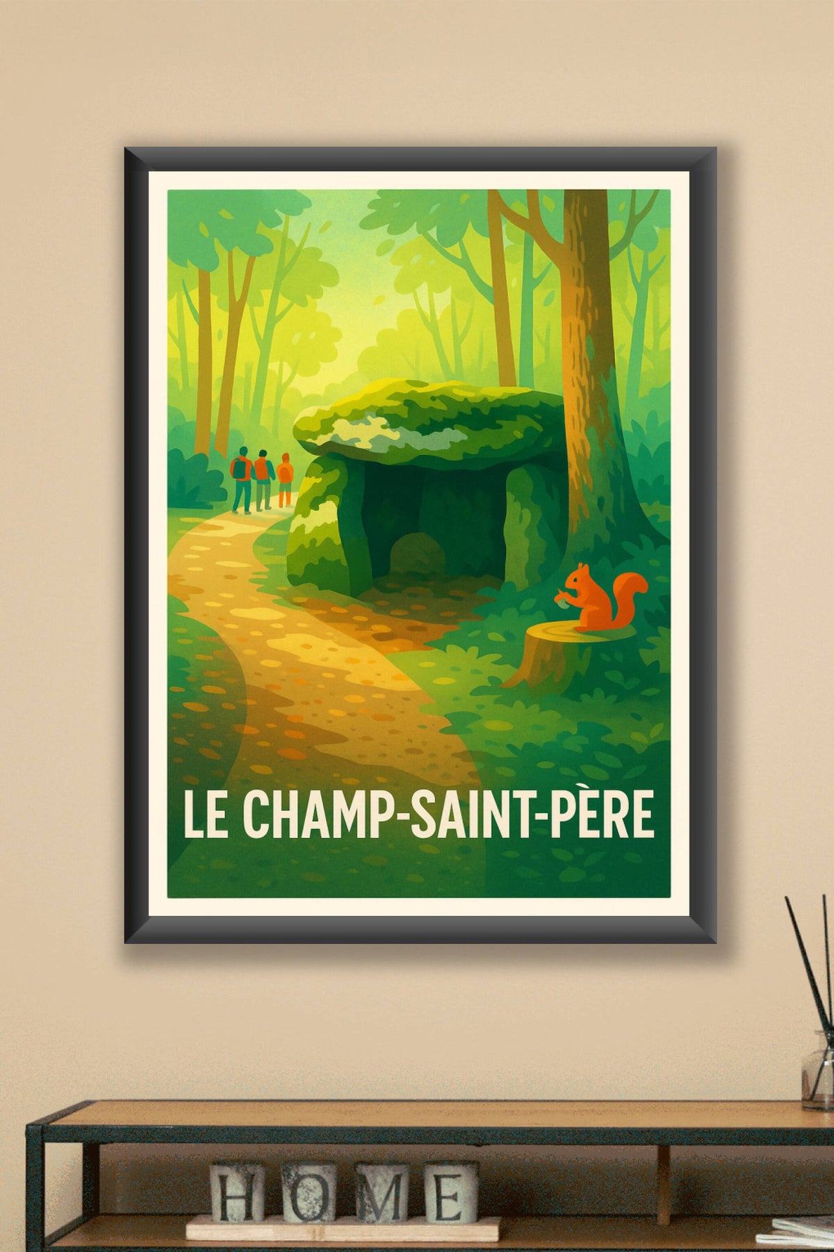 Affiche Le Champ-Saint-Père — Invitation au voyage au cœur de la nature · poster d'art de Le Champ-Saint-Père