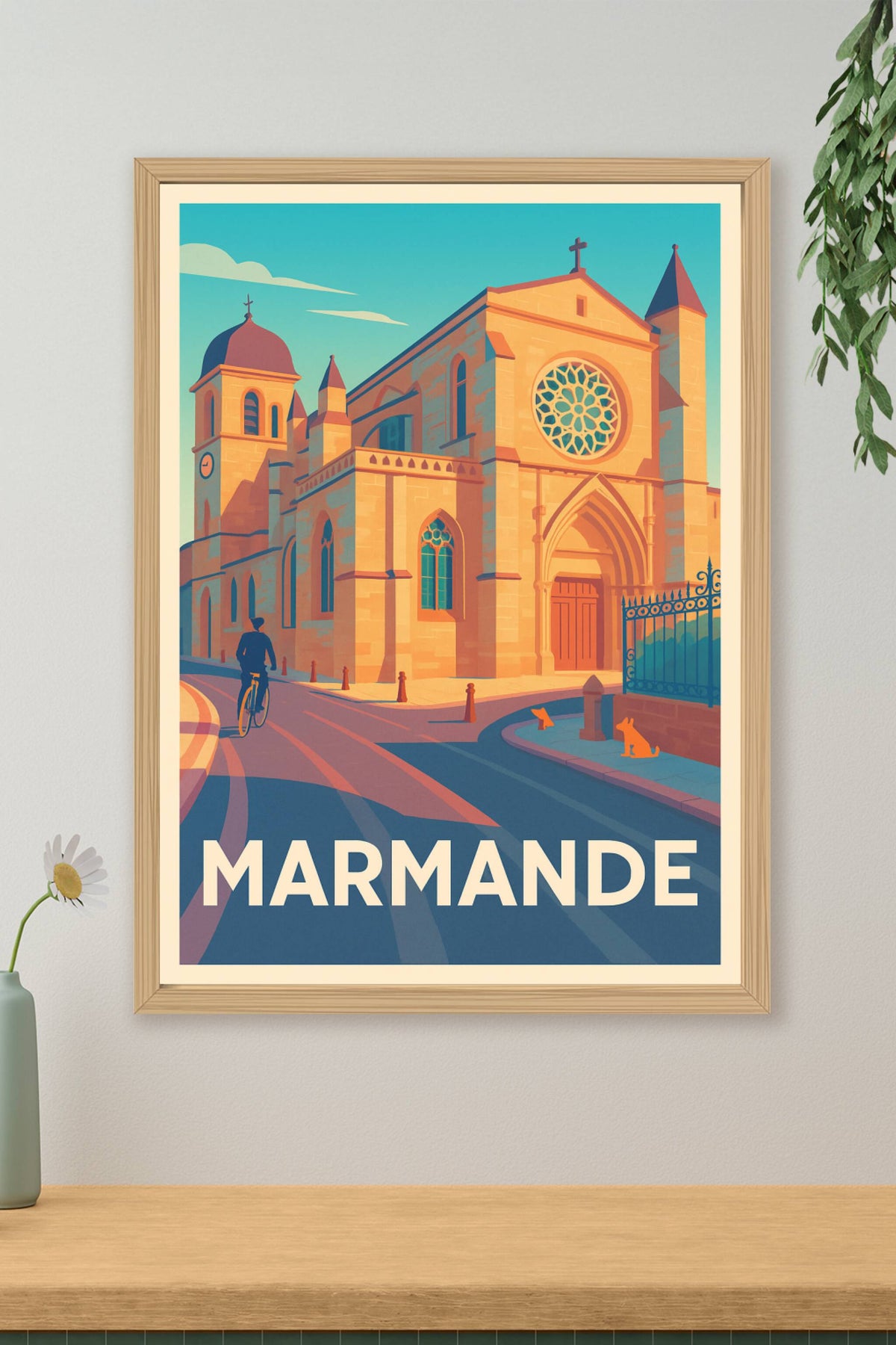 Affiche Marmande — Charme et Sérénité en Aquitaine · poster d'art de Marmande