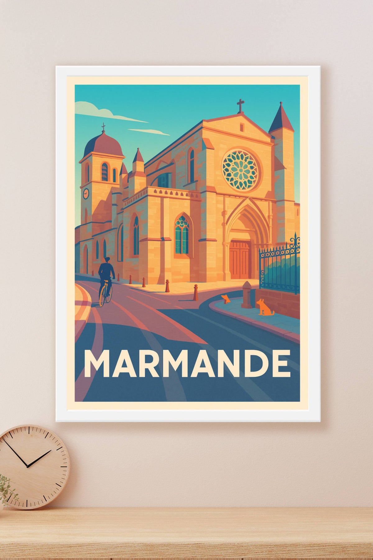 Affiche Marmande — Charme et Sérénité en Aquitaine · poster d'art de Marmande