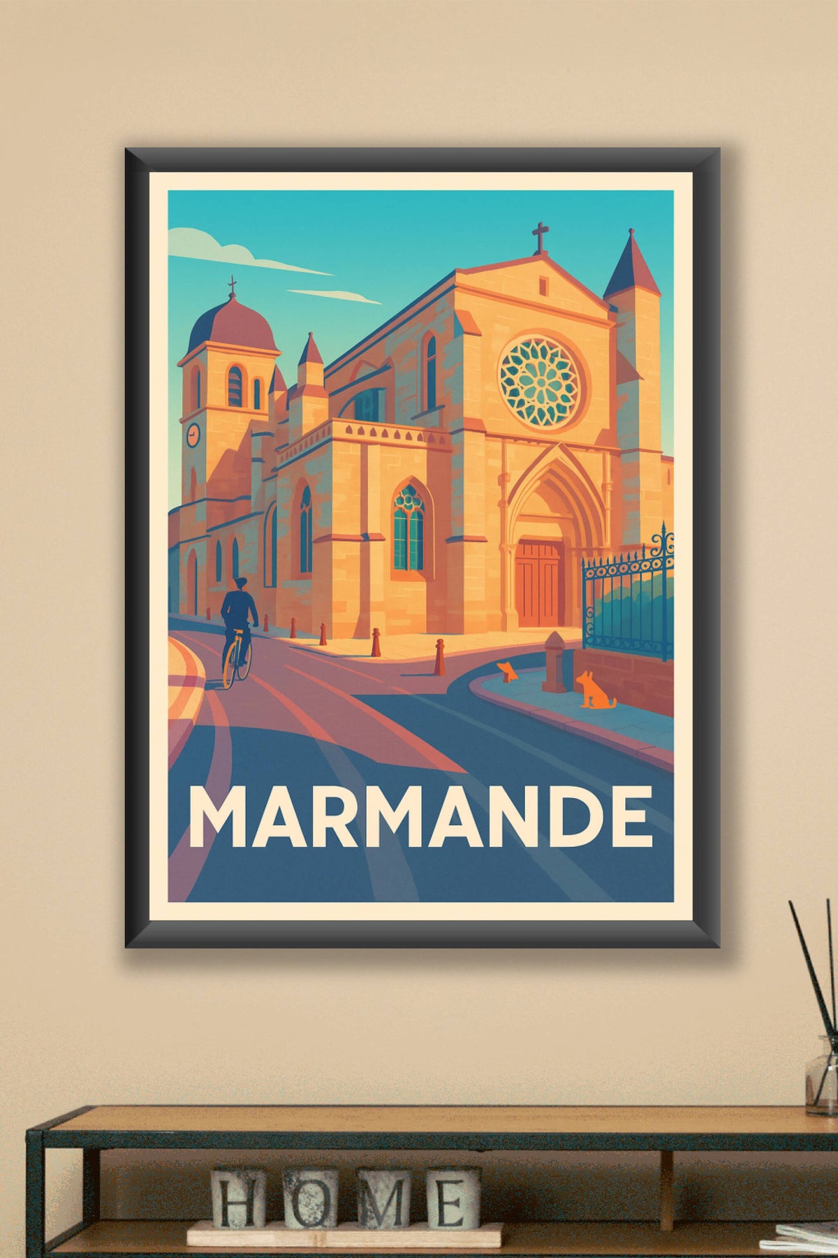 Affiche Marmande — Charme et Sérénité en Aquitaine · poster d'art de Marmande