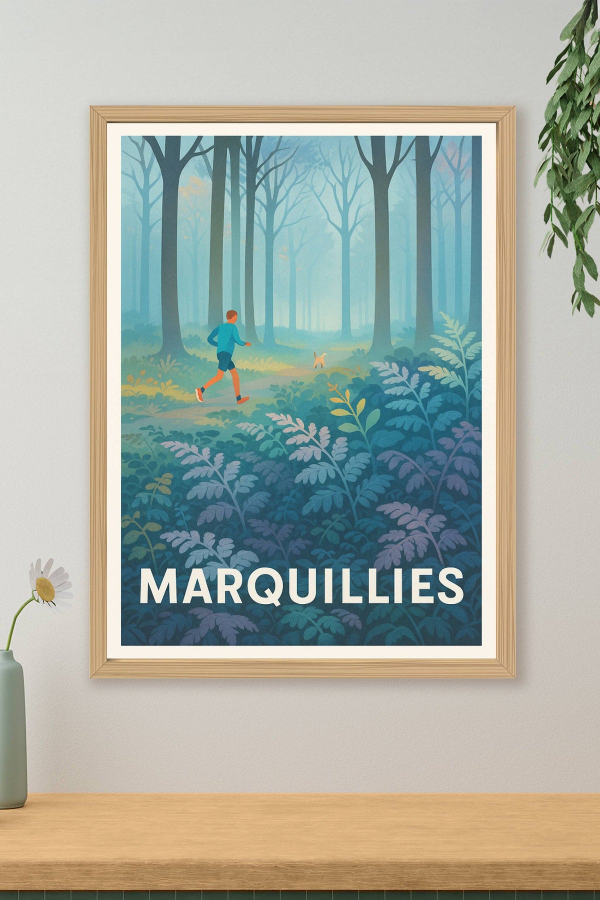 Affiche Marquillies — Évasion nature et sérénité · poster d'art de Marquillies
