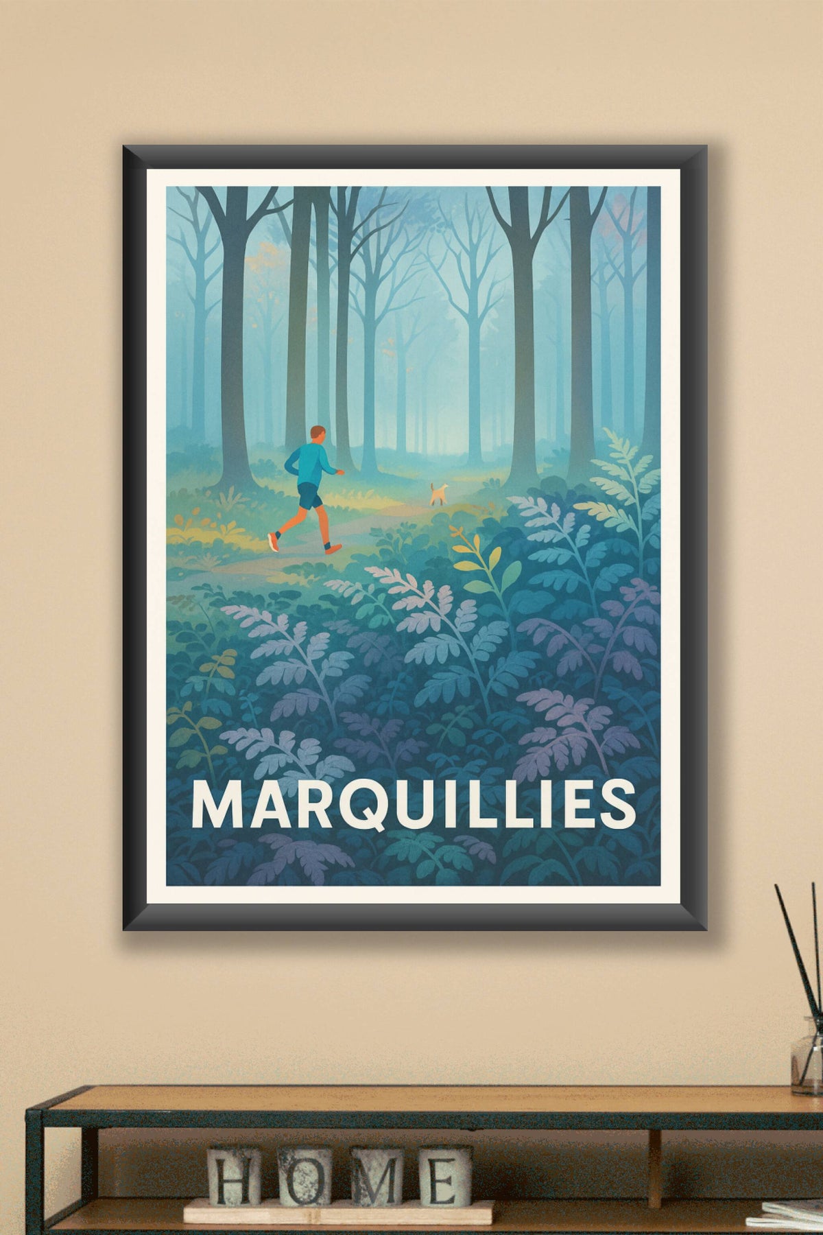 Affiche Marquillies — Évasion nature et sérénité · poster d'art de Marquillies