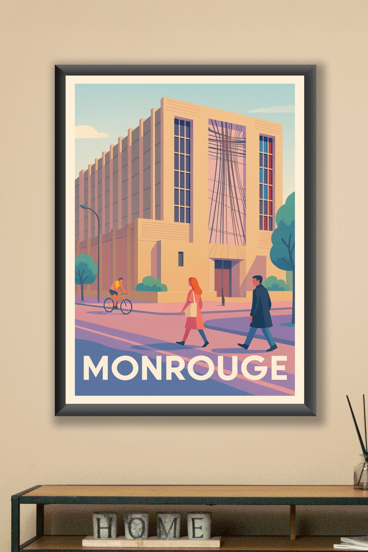 Affiche Montrouge — L'élégance urbaine à chaque coin de rue · poster d'art de Montrouge