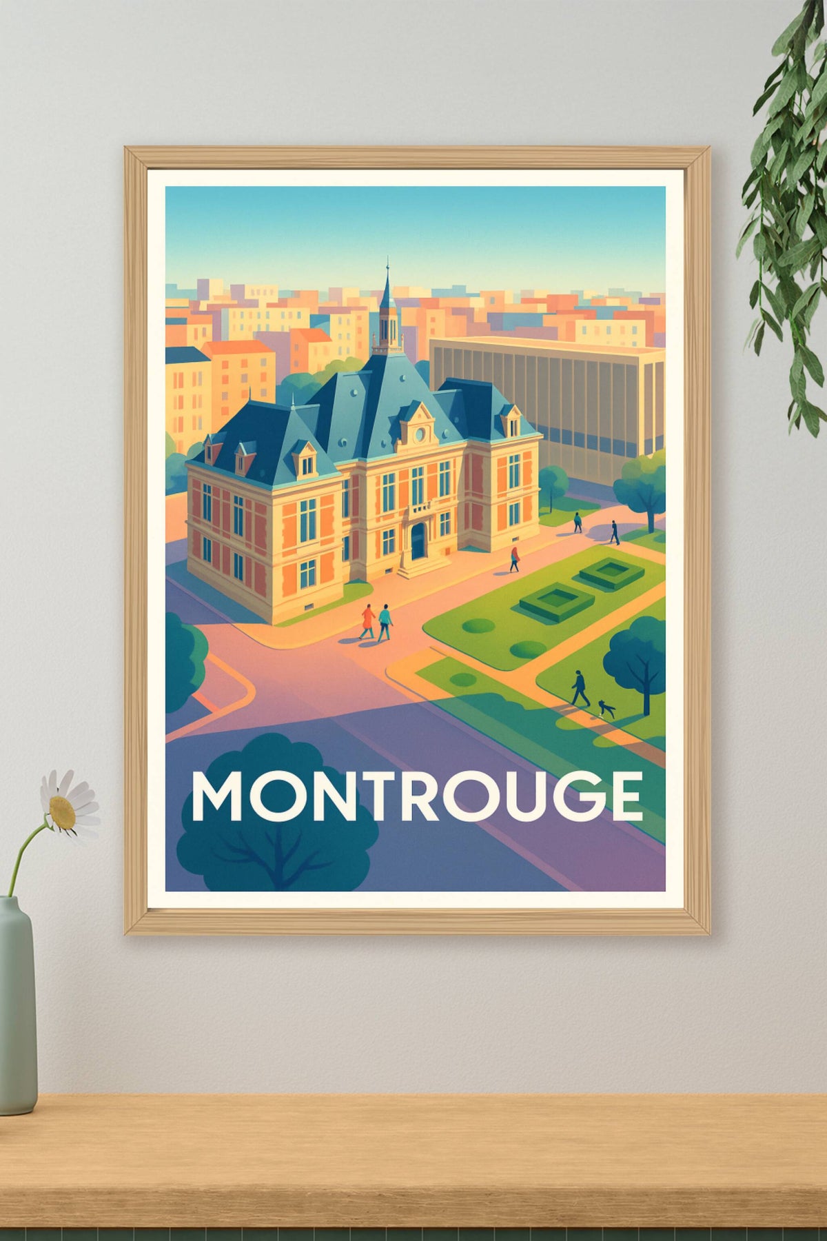 Affiche Montrouge — L'élégance intemporelle en poster · poster d'art de Montrouge