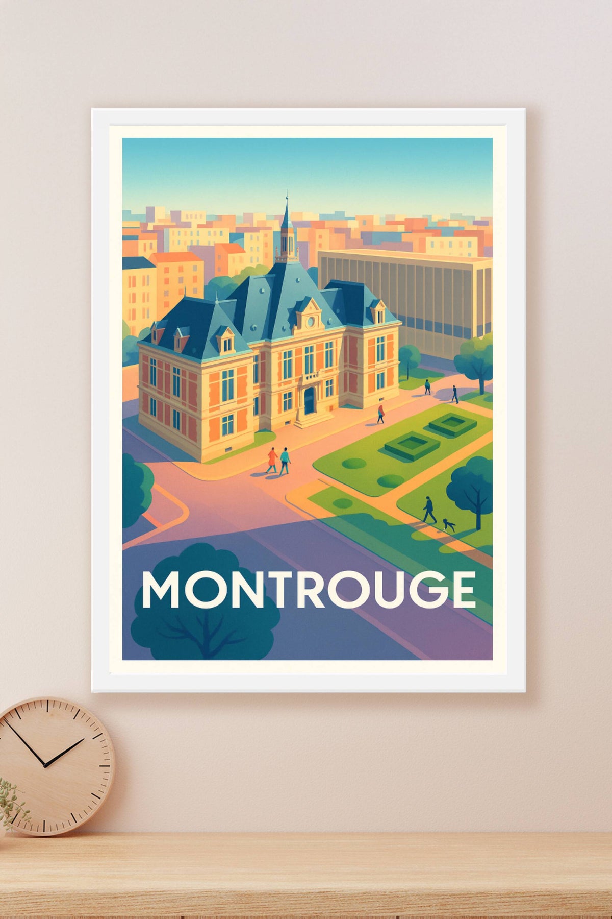 Affiche Montrouge — L'élégance intemporelle en poster · poster d'art de Montrouge