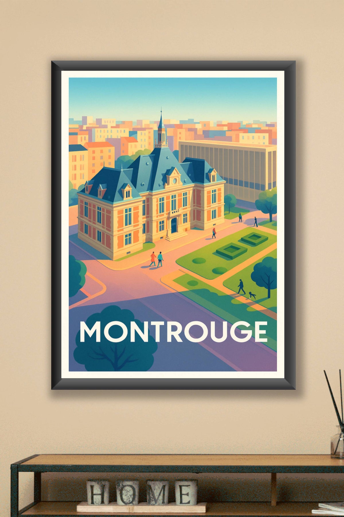 Affiche Montrouge — L'élégance intemporelle en poster · poster d'art de Montrouge