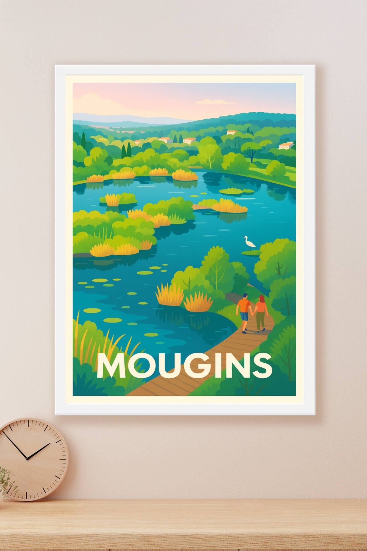 Affiche Mougins — L'Évasion Nature au Cœur de la Provence · poster d'art de Mougins