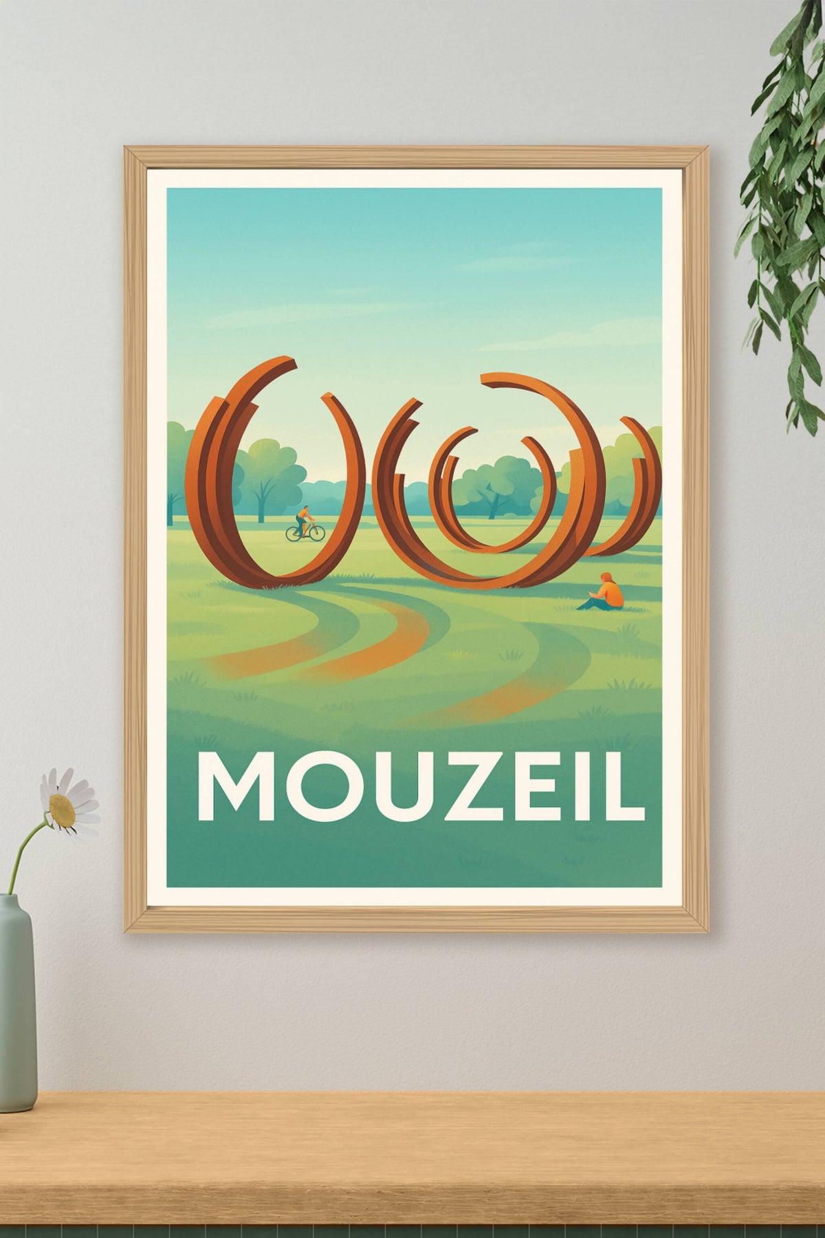 Affiche Mouzeil — Art et Nature en Harmonie · poster d'art de Mouzeil