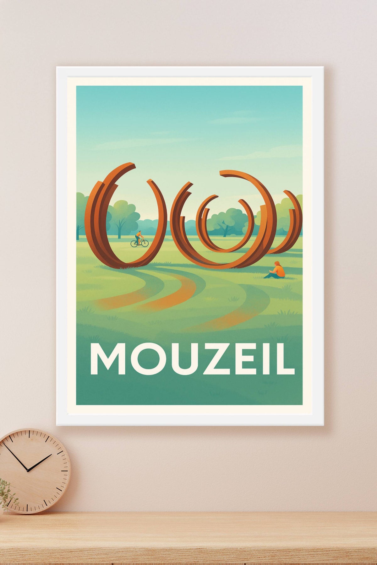 Affiche Mouzeil — Art et Nature en Harmonie · poster d'art de Mouzeil