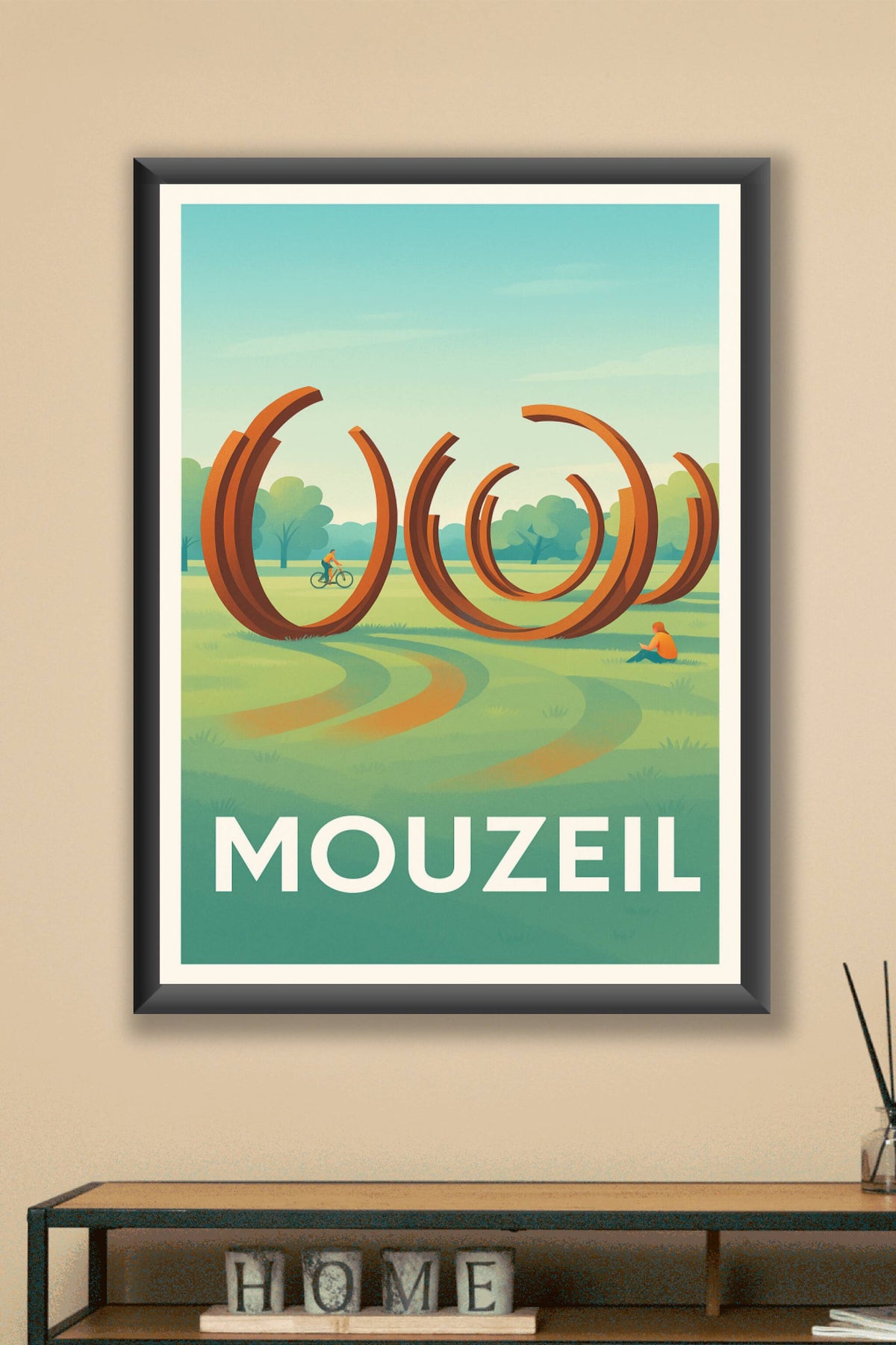 Affiche Mouzeil — Art et Nature en Harmonie · poster d'art de Mouzeil