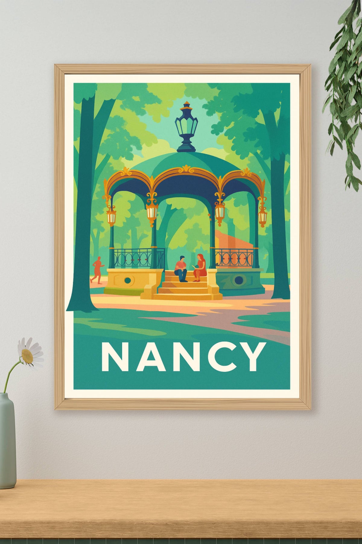 Affiche Nancy — L'élégance intemporelle de la place · poster d'art de Nancy