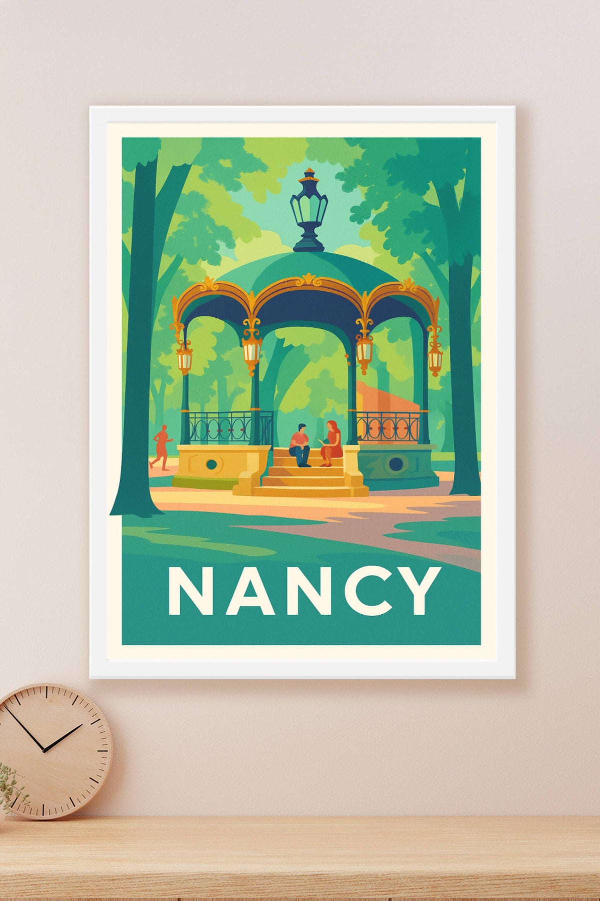 Affiche Nancy — L'élégance intemporelle de la place · poster d'art de Nancy