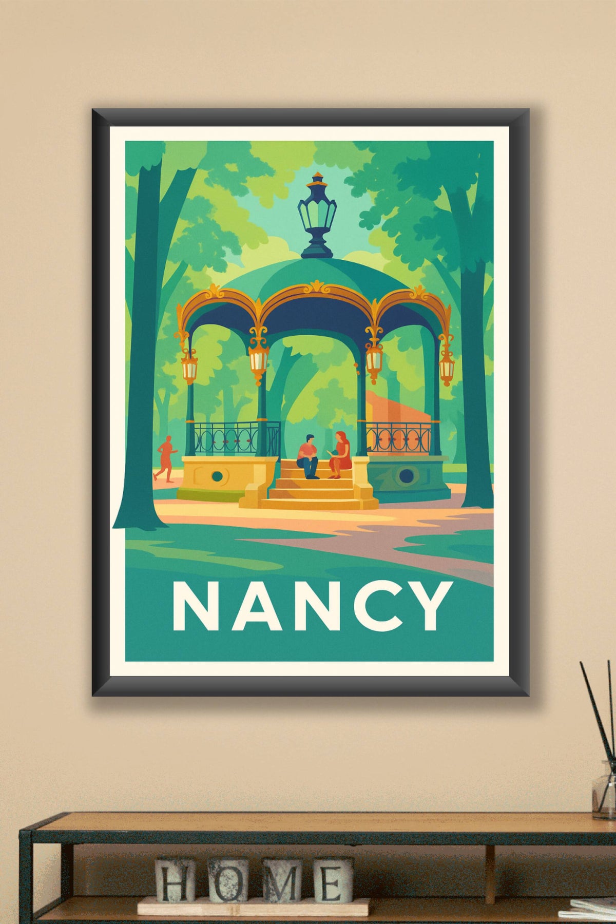 Affiche Nancy — L'élégance intemporelle de la place · poster d'art de Nancy