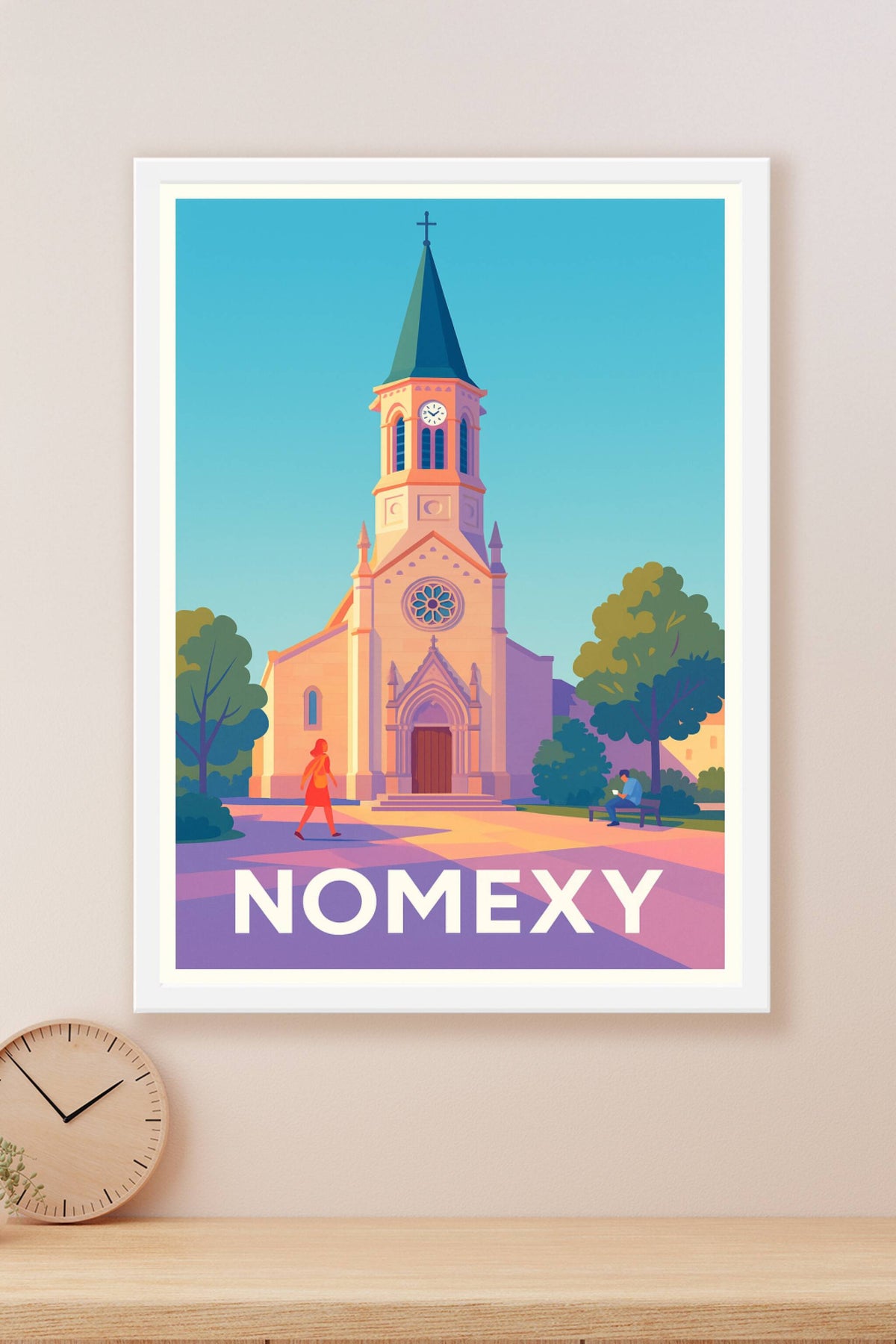 Affiche Nomexy — Charme et sérénité au cœur du village · poster d'art de Nomexy