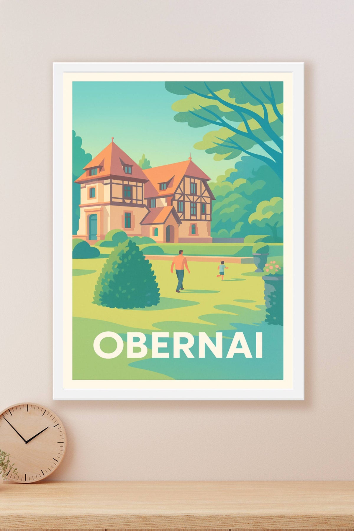 Affiche Obernai — Charme et Sérénité en Alsace · poster d'art de Obernai