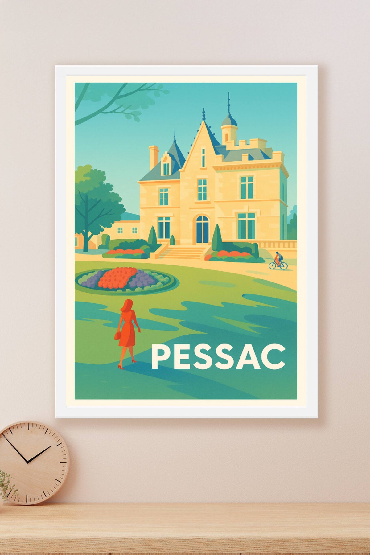 Affiche Pessac — Élégance et Sérénité Architecturale · poster d'art de Pessac