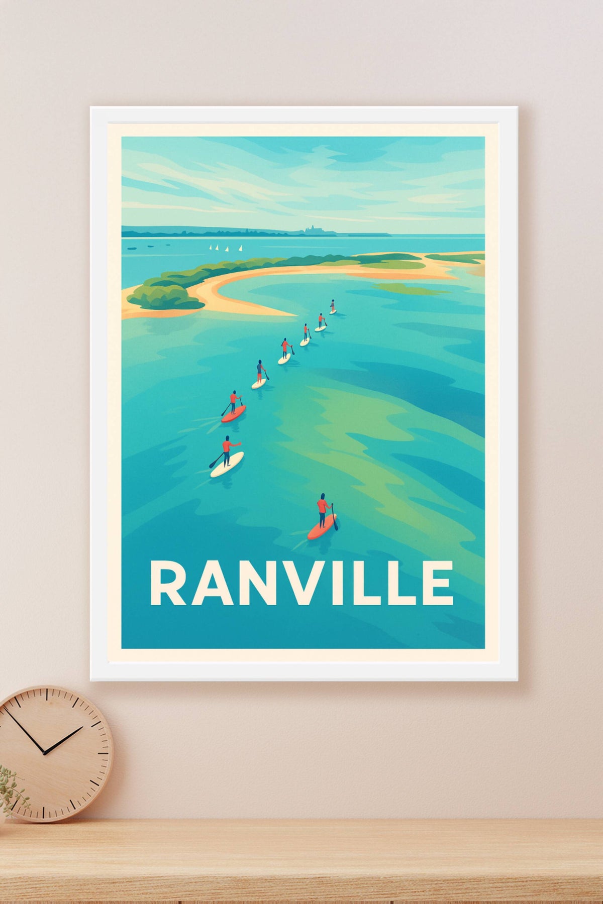 Affiche Ranville — Évasion et douceur sur l'eau · poster d'art de Ranville