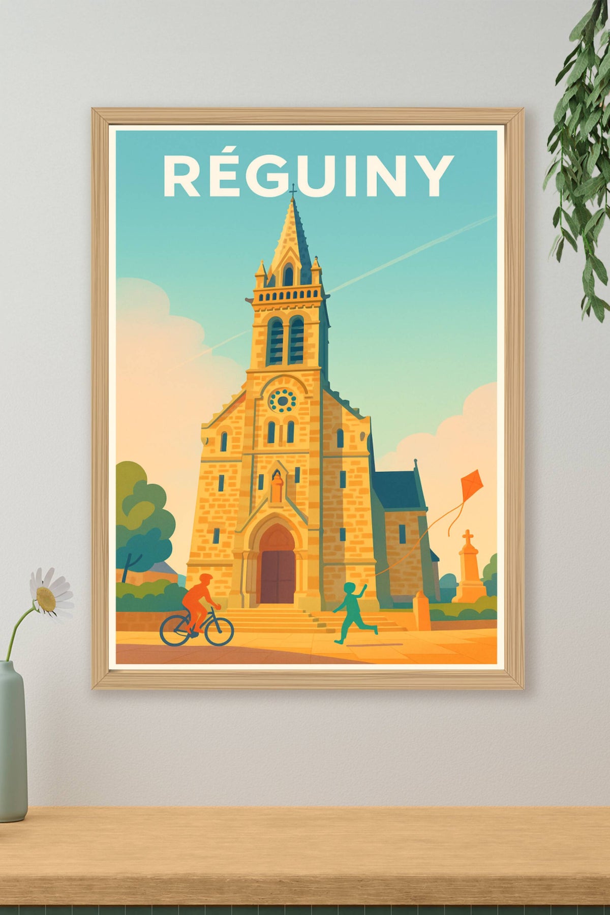 Affiche Régniuny — Charme et sérénité au cœur du patrimoine · poster d'art de Régniuny