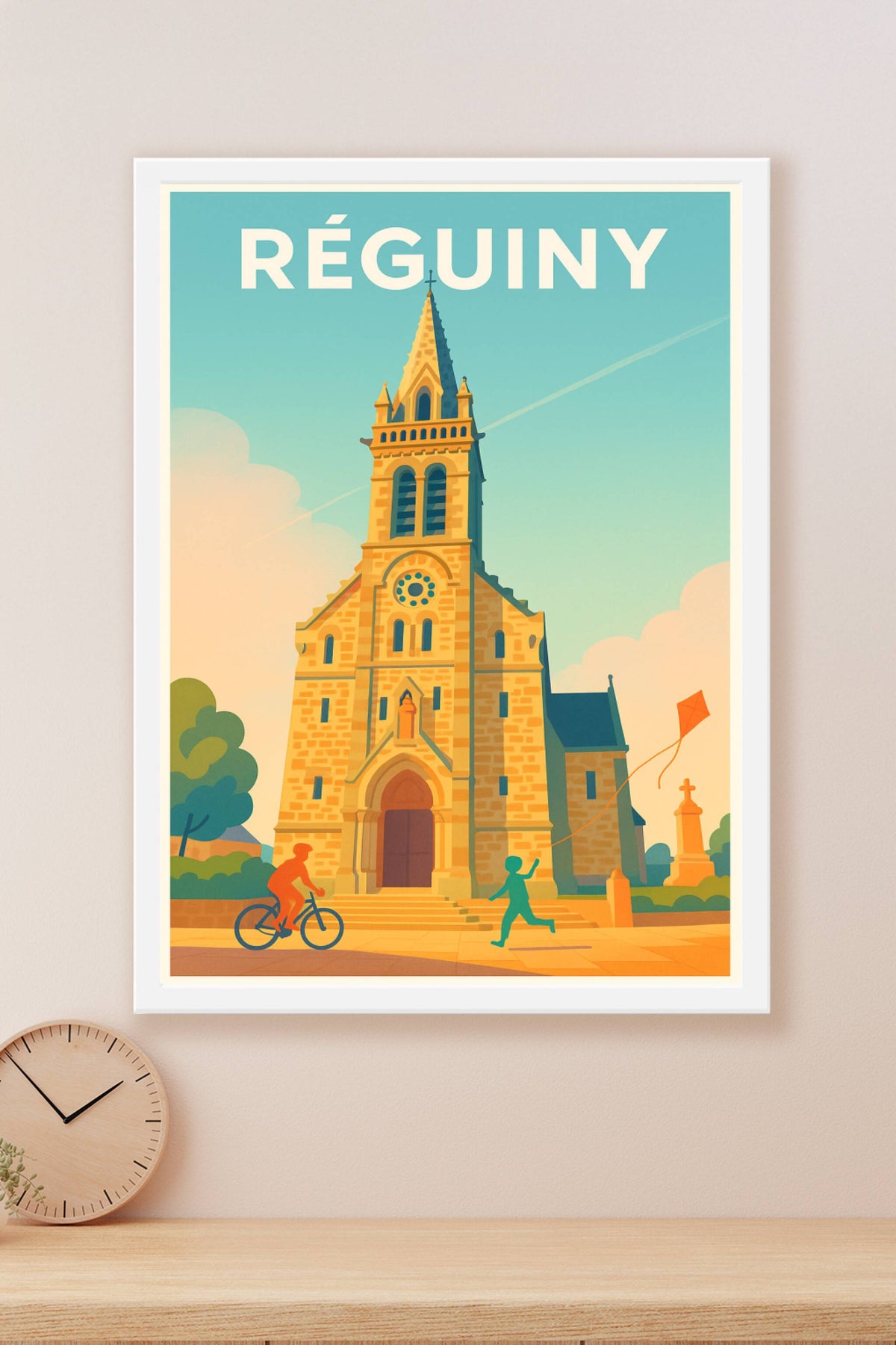 Affiche Régniuny — Charme et sérénité au cœur du patrimoine · poster d'art de Régniuny