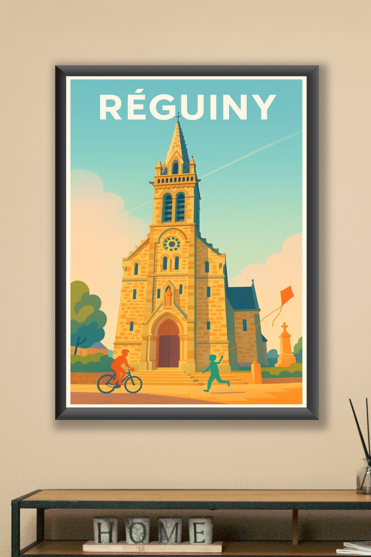 Affiche Régniuny — Charme et sérénité au cœur du patrimoine · poster d'art de Régniuny