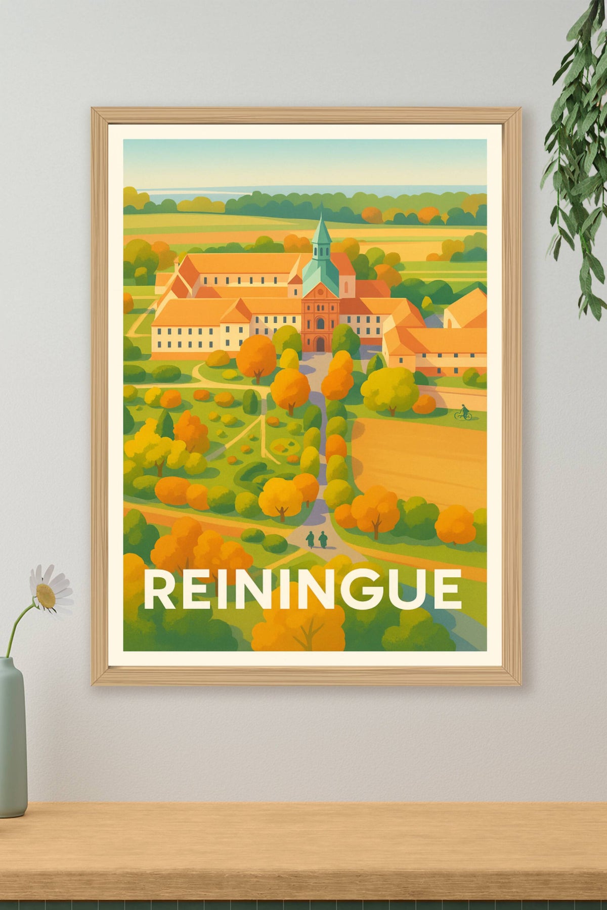 Affiche Reiningue — Charme bucolique au cœur de l'Alsace · poster d'art de Reiningue