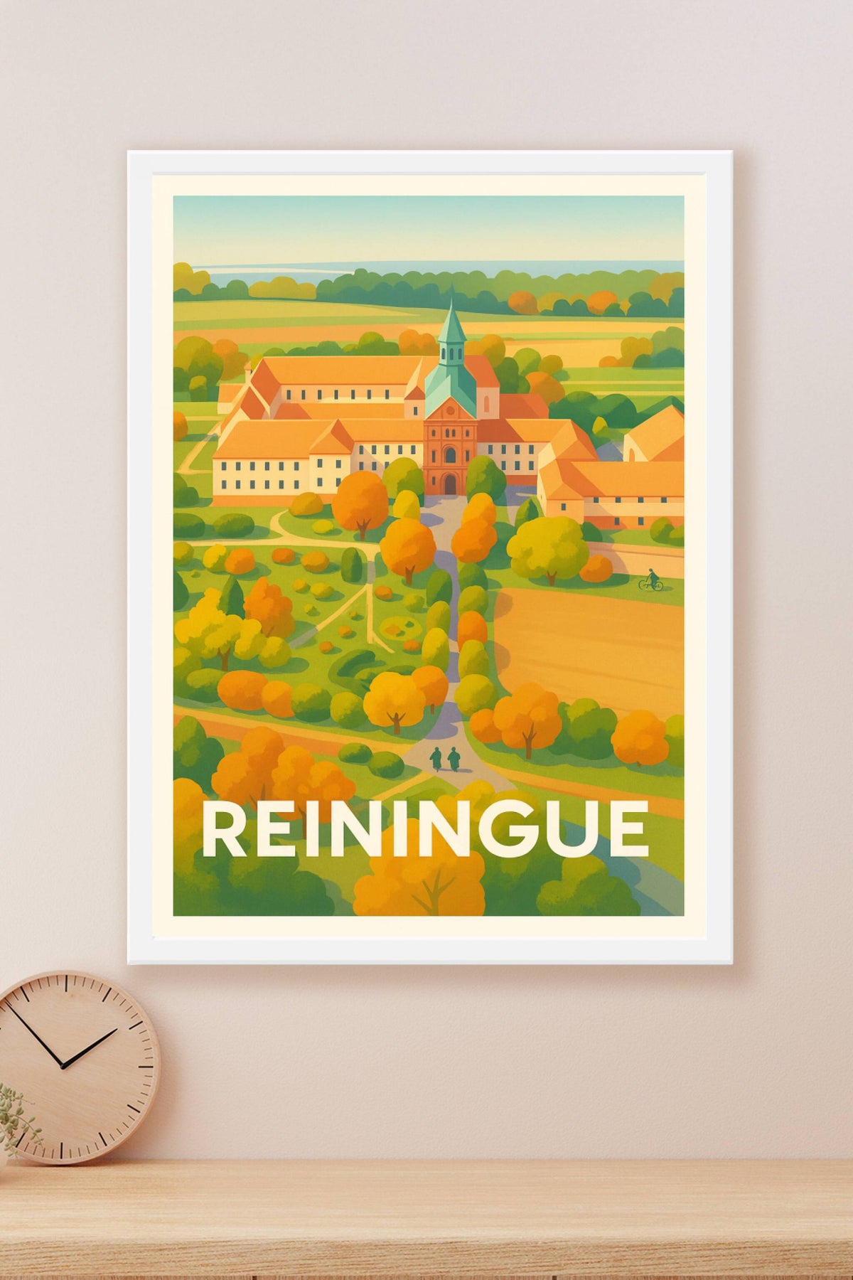 Affiche Reiningue — Charme bucolique au cœur de l'Alsace · poster d'art de Reiningue