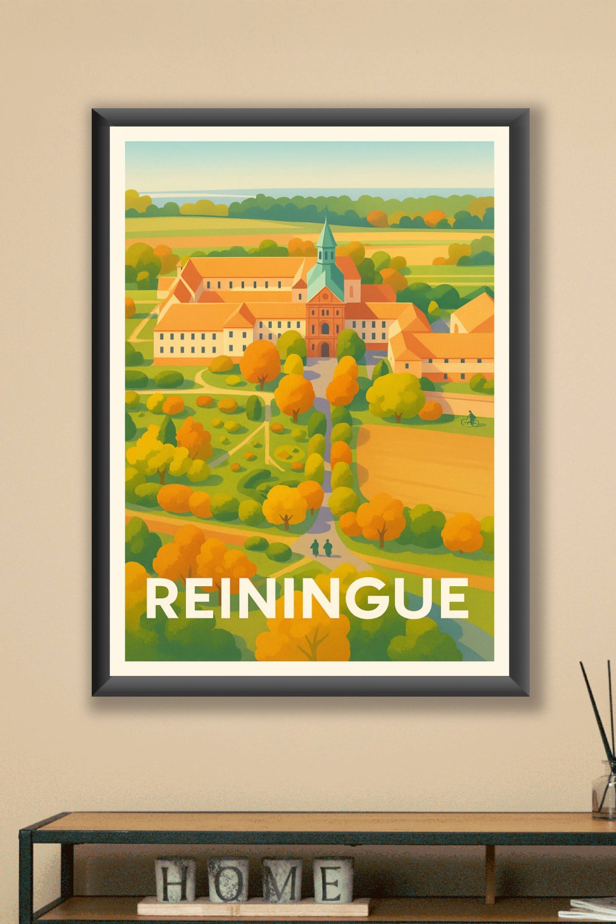 Affiche Reiningue — Charme bucolique au cœur de l'Alsace · poster d'art de Reiningue